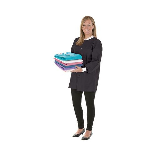 Medicom 8118-C SafeWear Hipster Jackets SMS Fabric Black Large 12/Pk