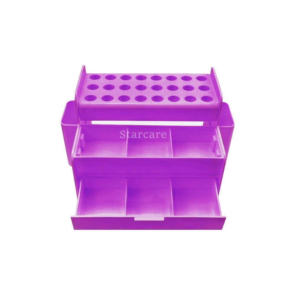 Dental Composite Resin Syringe Storage Holder Acrylic Organizer Applicator Rack