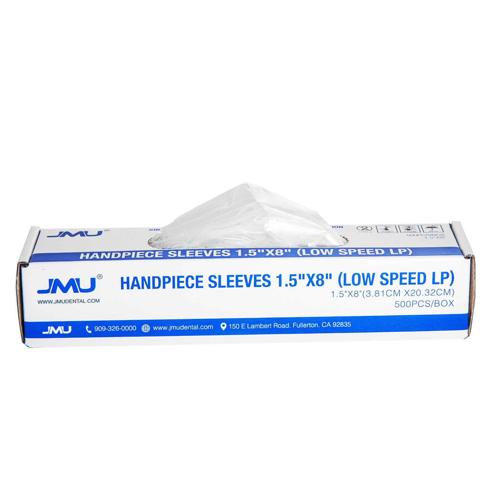 500/Box Dental Low Speed Handpiece Sleeves Covers Protective Fits Most 1.5″x8″