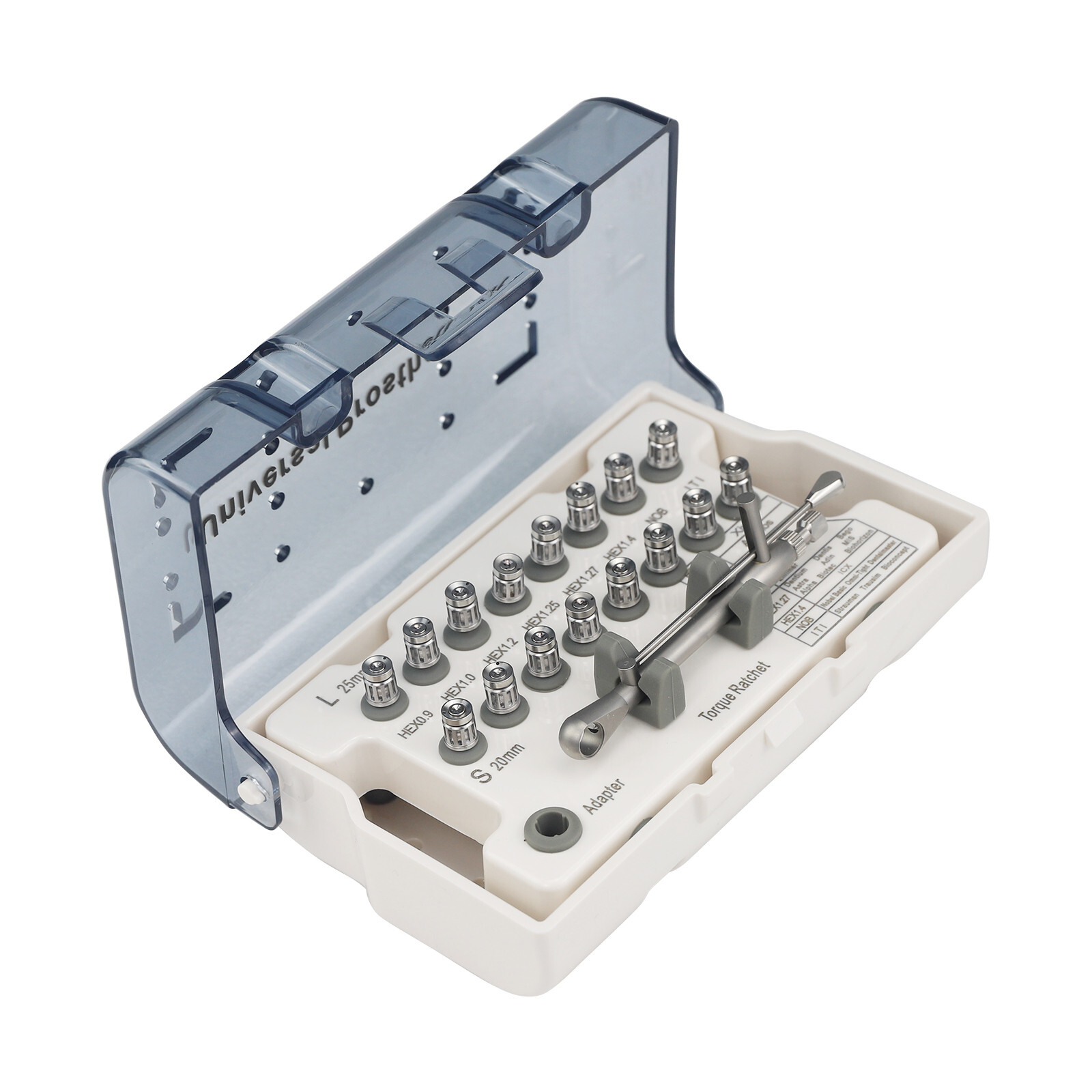 Dental Universal Implant Wrench Screwdrivers Restoration Tool Kit 10-70NCM