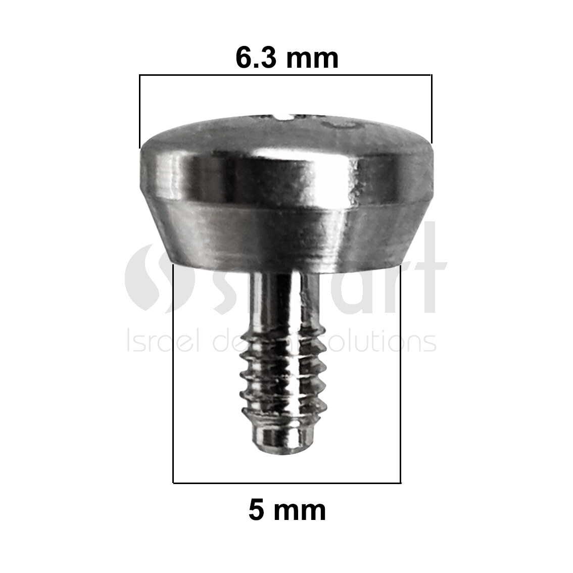 Lot x 5 External Hex Healing cap Abutment D 5 Branemark RP Wide 3 mm