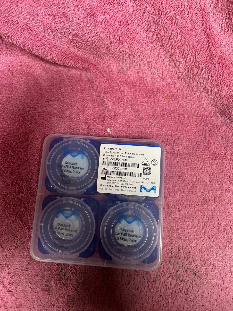 durapore vvlp02500 Membrane Filters, 0.22 μm 100 Count