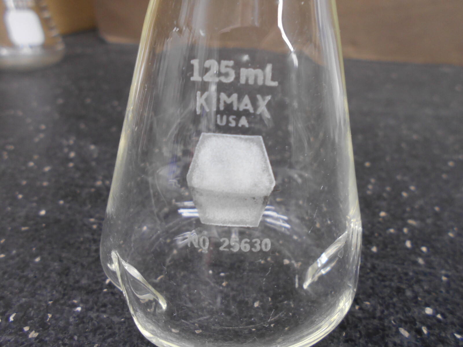 KIMBLE KIMAX 25630 125mL ERLENMEYER GLASS FLASK