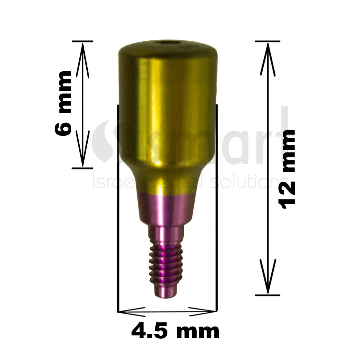 LOTx5 Healing cap MIS conical V3 C1 SP Fit abutment Ø4.5 6 mm