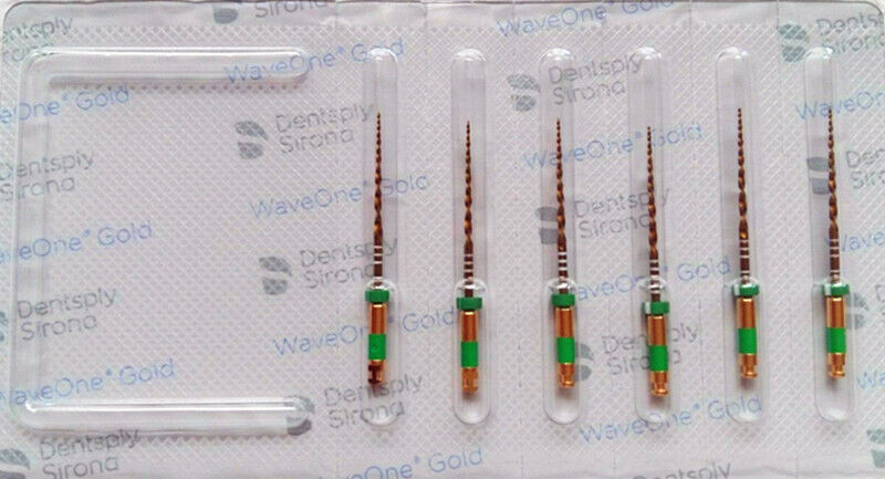 ALL SIZE Waveone Gold Wave One Endodontic File Root Canal Dentsply 6pcs/Pk