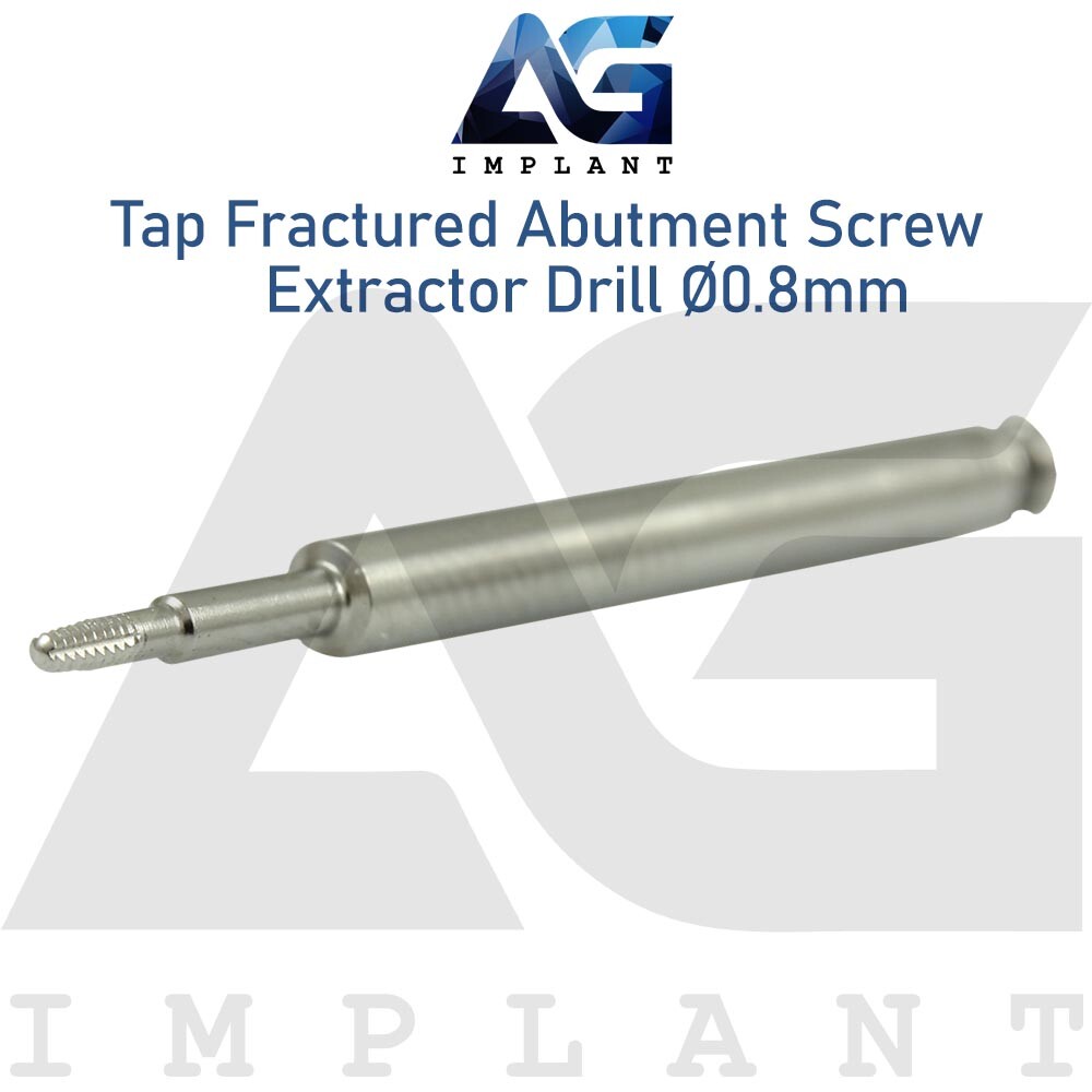 Tap Fractured Dental Prosthetic Screw Extractor Drill Extraction Instrument
