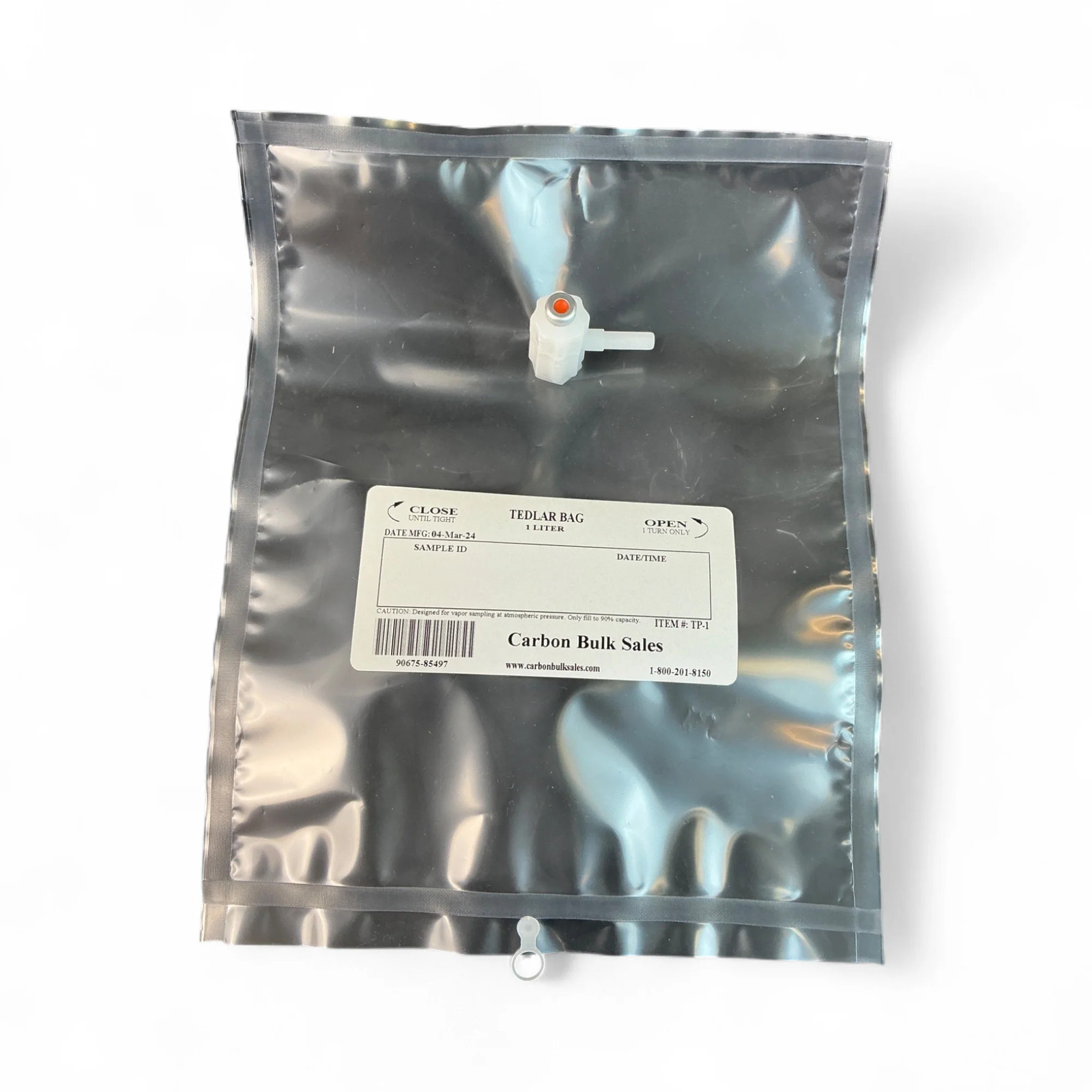 Carbon Bulk Sales 1 Liter Tedlar Sample Bags TF-1 (Best Offer!)