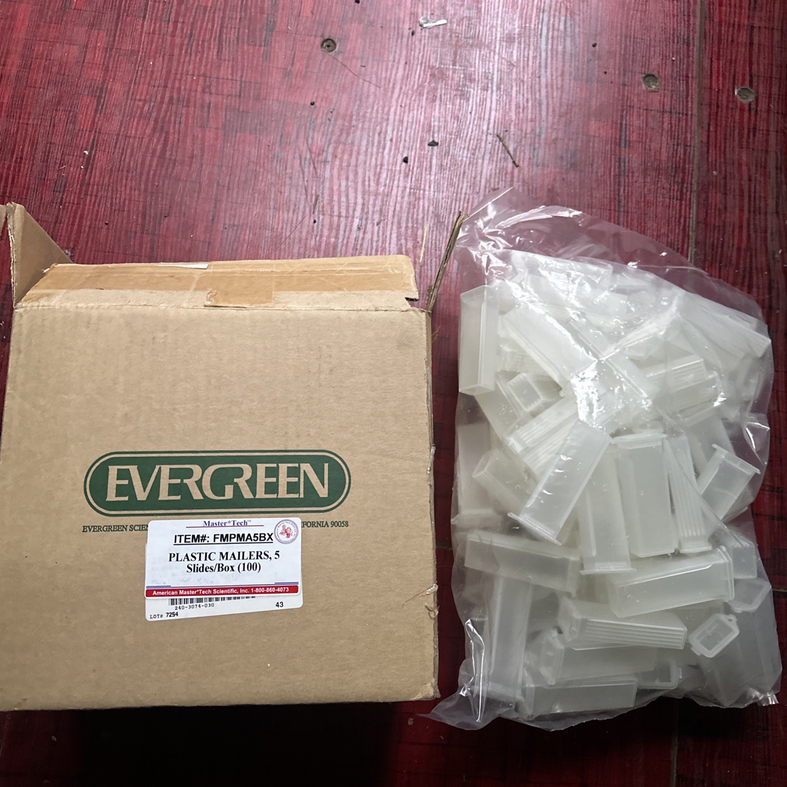EVERgreen Master tech plastic mailer FMPMA5BX NOS 5 Slides/Box（100）Sealed
