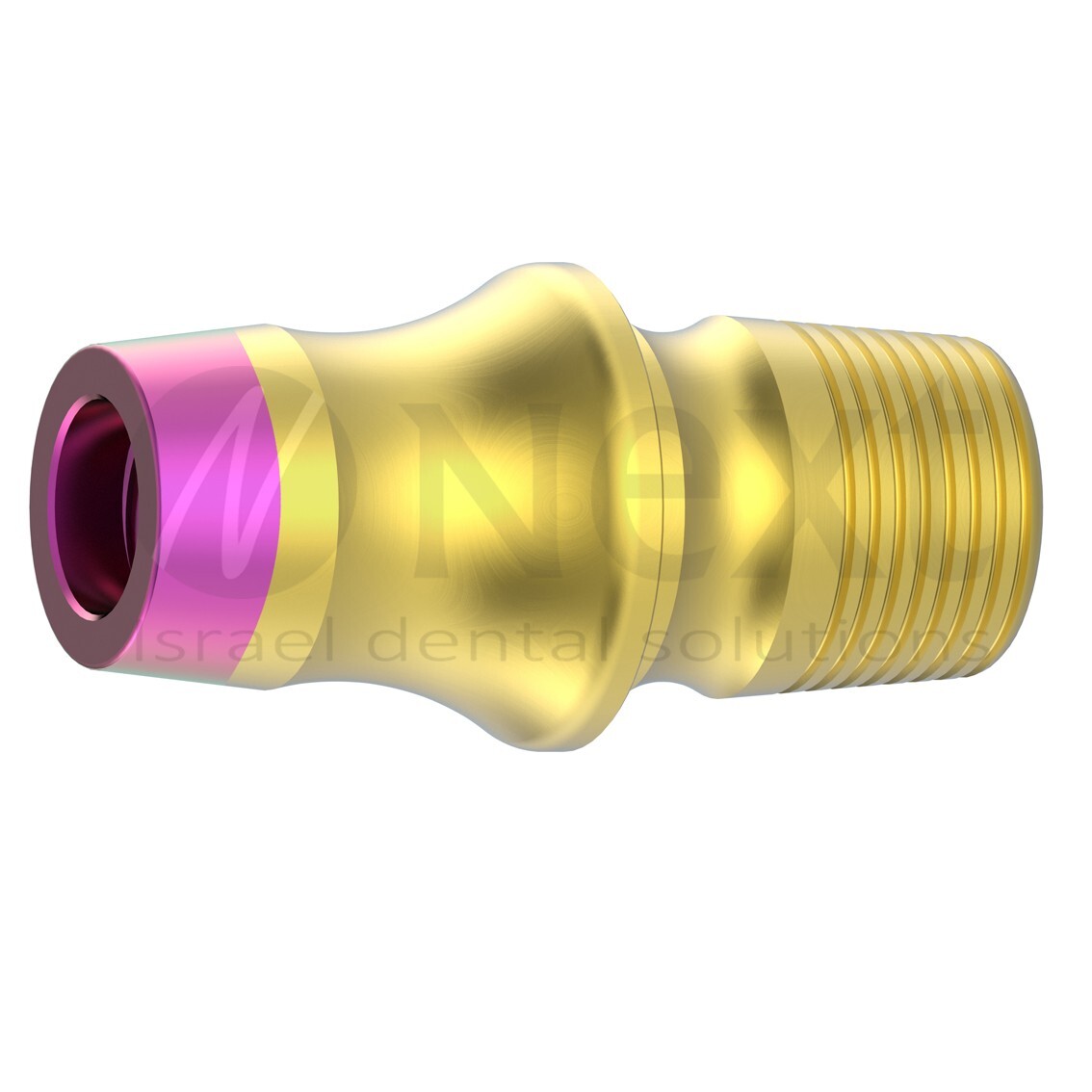 LOTx5 Abutment T-Base CAD/CAM MIS conical C1 V3 SP fit NON HEX 3 mm colored