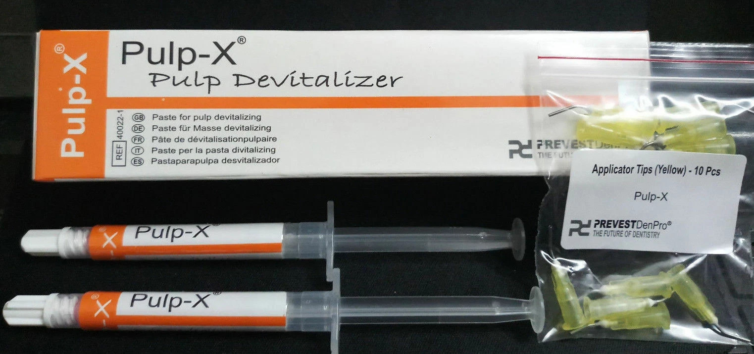 Pulp X Pulp Devitalizer 3gm Syringe by Prevest Denpro Free Shipping