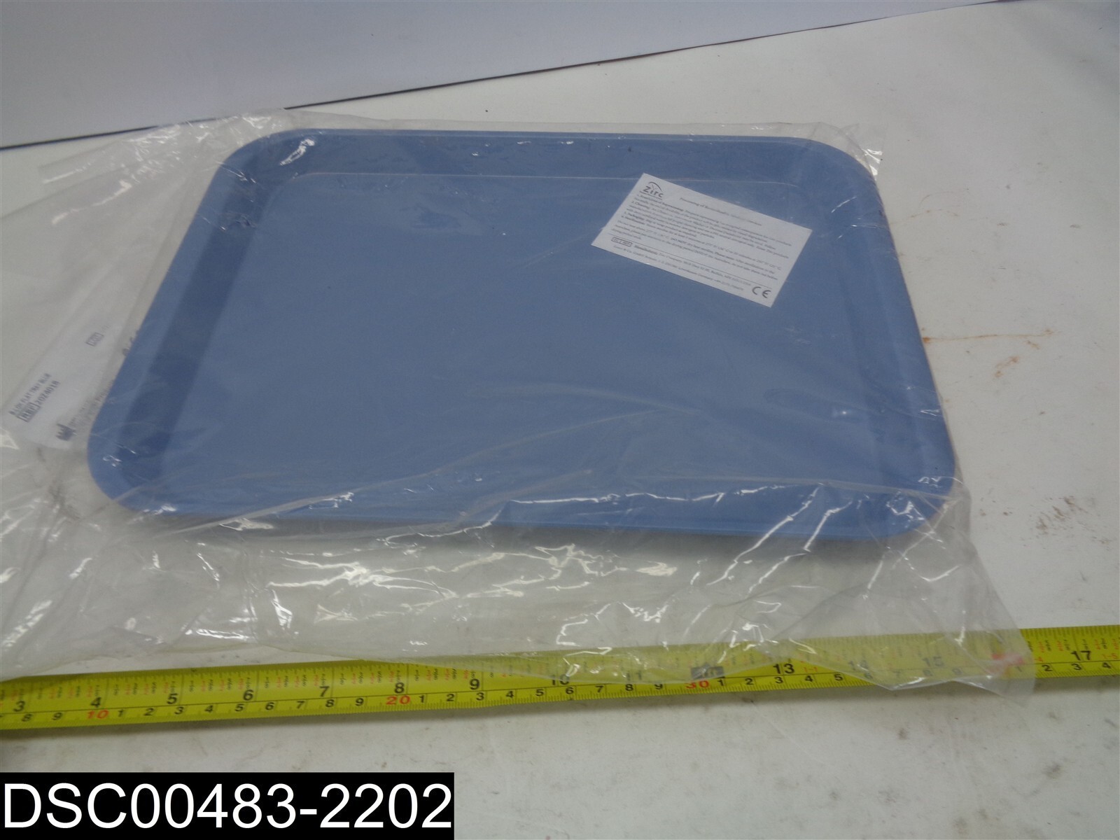 20Z401B Zirc Dental Products Blue B-Lok Flat Tray