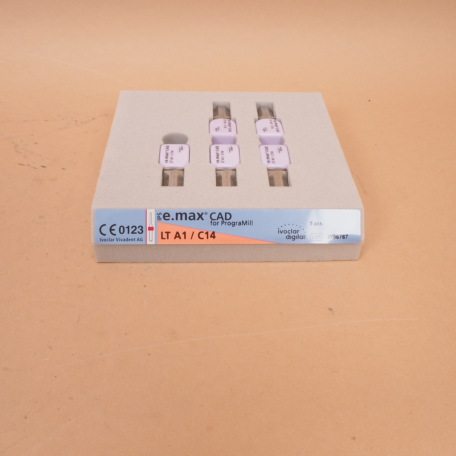 Ivoclar Digital IPS E.Max CAD Refill For PrograMill Refill LT A1 C14 686516