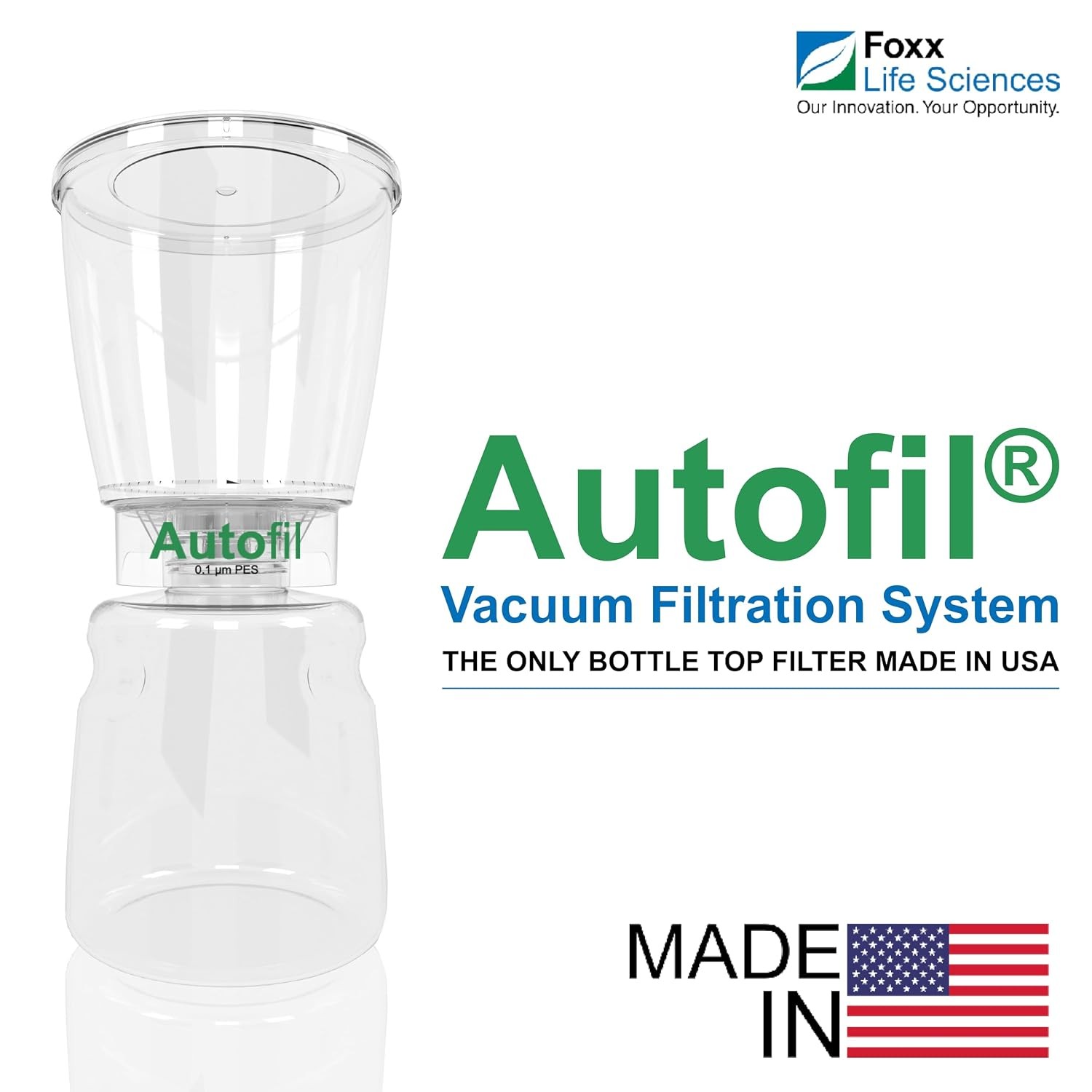-1103-RLS Autofil Sterile Disposable Vacuum Filter Units with 0.2um Sterilizing