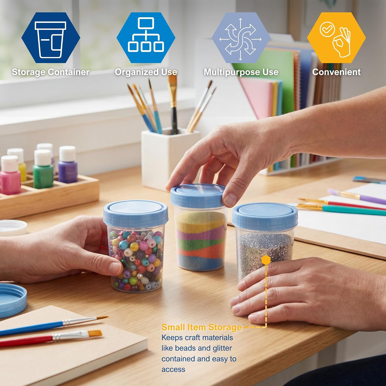 MED PRIDE Disposable Specimen Cups 10-Pack| High-Grade Silicone, Sterile, Indivi
