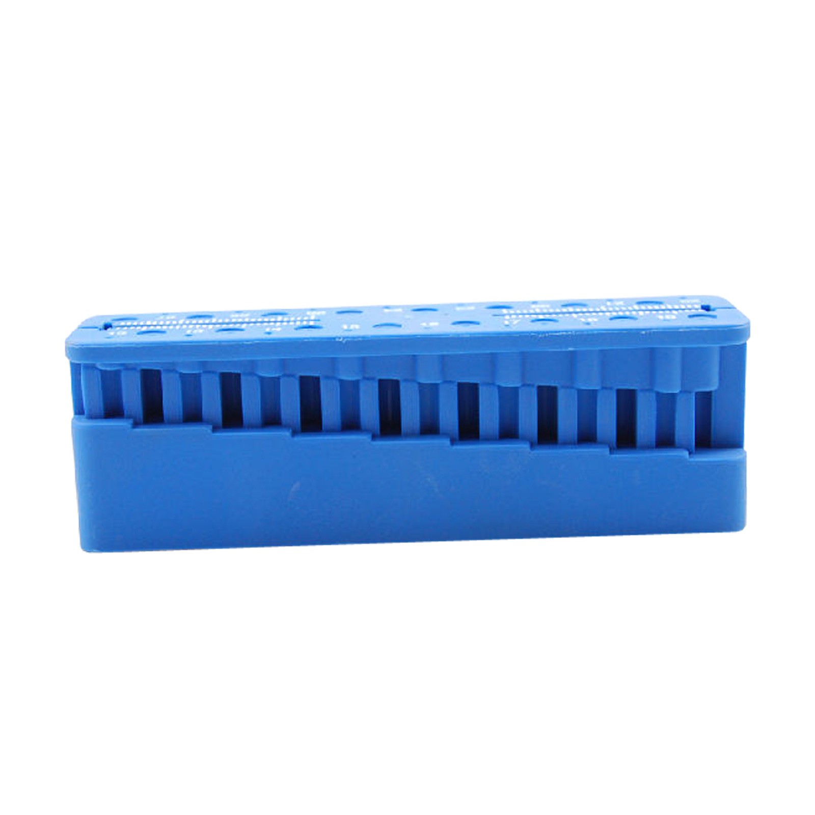 Autoclavable Dental Plastic File Holder w/ Measuring Ruler, Endo Measuring Block