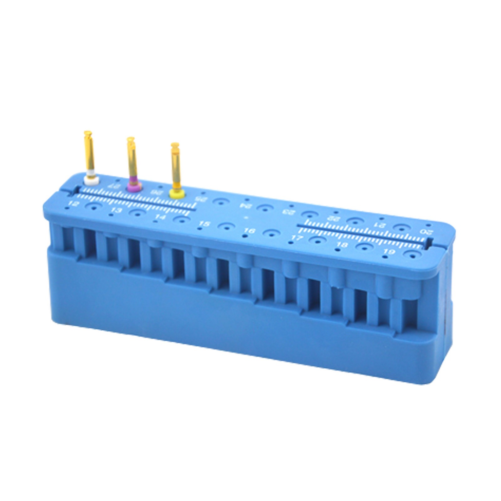 1x New Dental Endo Measuring Block Endodontic File Holder Ruler Autoclavable