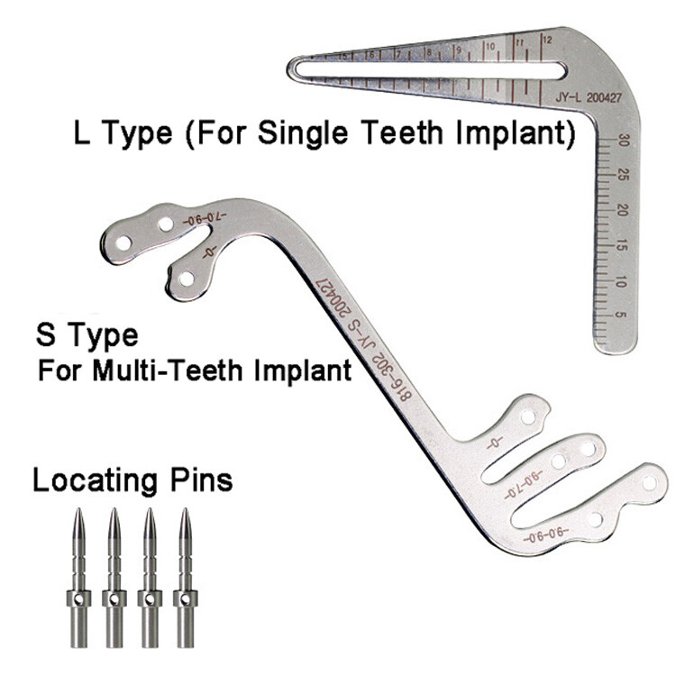 Dental Gauge Implant Surgical Drilling Guide Locator Parallel Depth Pin