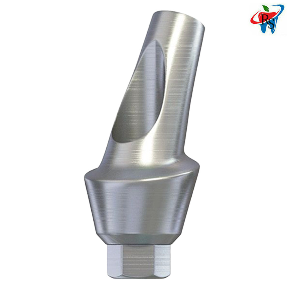 1x Dental Impl ant Anatomic Angulated 25° Abut ment Internal Hex 2.42mm Screw