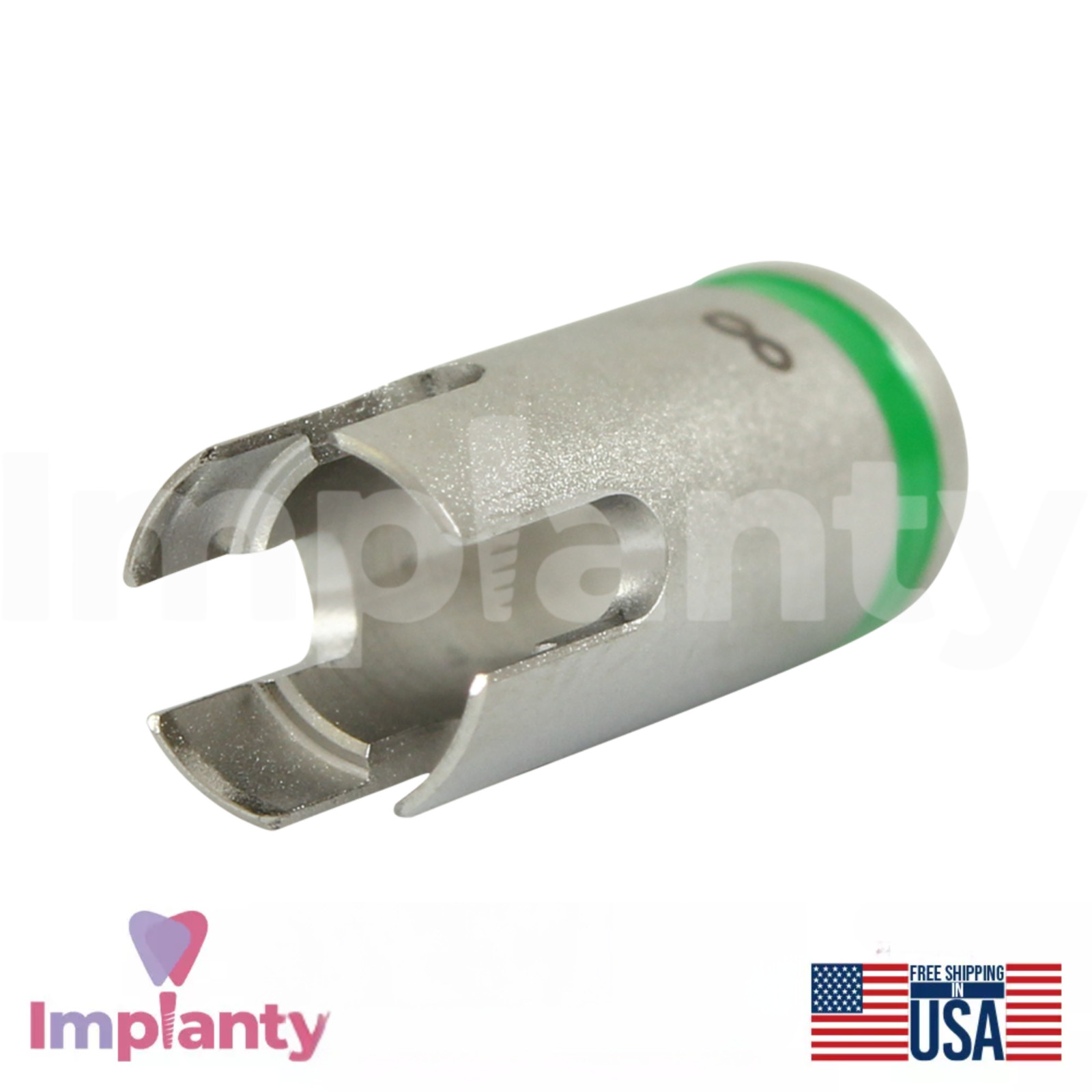 GDT Dental Drill Stoppers Ø3.65mm Diameter Green Stainless Steel Dentistry Tool