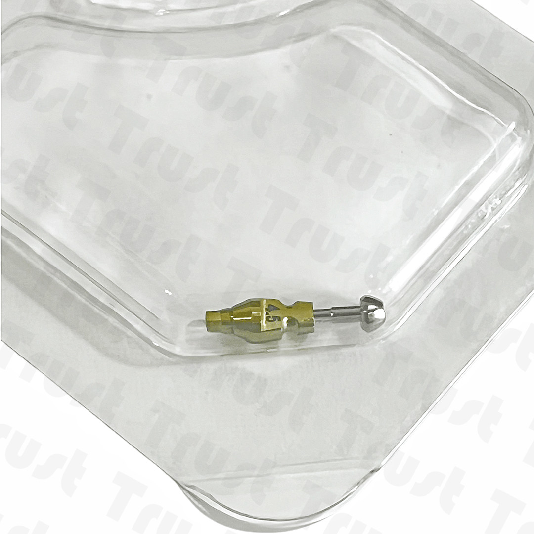 Dental Transfer Impression Coping Titanium Open/Closed-Mini Tray Yellow Fits OSS