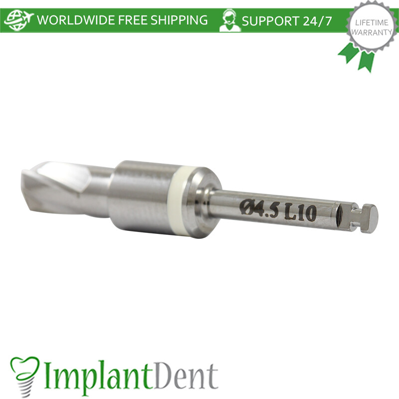 1x Dental Integral Stopper Drill 4.5mm Stainless Steel Dentistry Tool