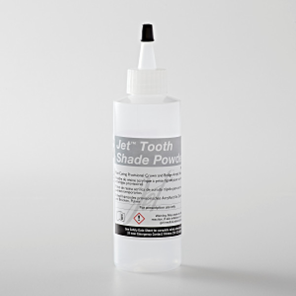 Jet Tooth Shade #61 – 4 oz. Powder Only, Self-Cure Acrylic Resin for Temporary
