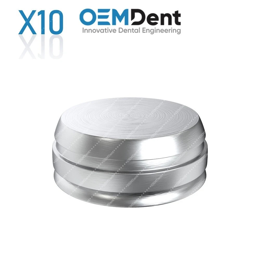 x10 Dental Metal Housing Cap For Click Attachment Accessories Overdenture