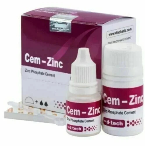 D Tech Cem Zinc Phosphate ( 30gm Zinc Powder + 15gm Zinc Liquid ) free shipp