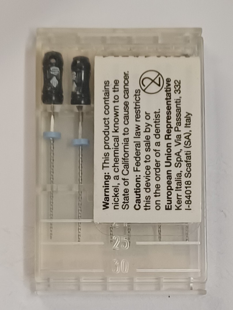 Kerr Dental Size 40 25mm Stainless Steel K-FLEX file 6-file per box