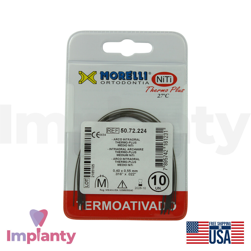 Morelli Orthodontic Alignment NiTi Thrmo Plus Rectengular Archwires Dental Tool