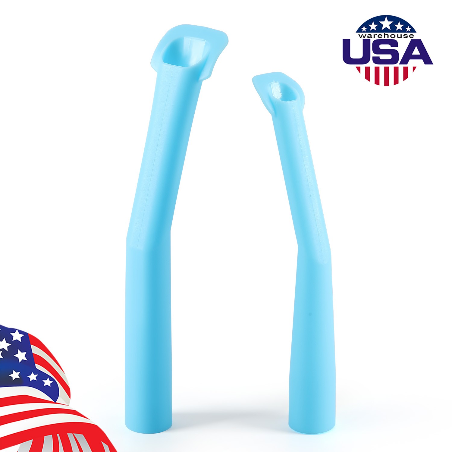 Dental Autoclavable Saliva Ejectors Strong Suction Tips Duckbill Evacuator Tips