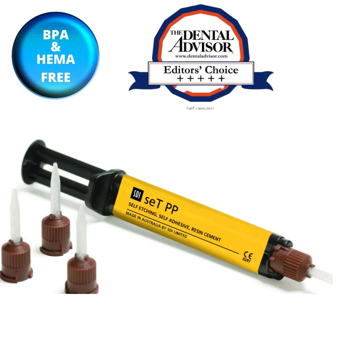 SDI Set PP Self Etching Self Adhesive Fast & Easy Resin Cement 7gm Fast Ship