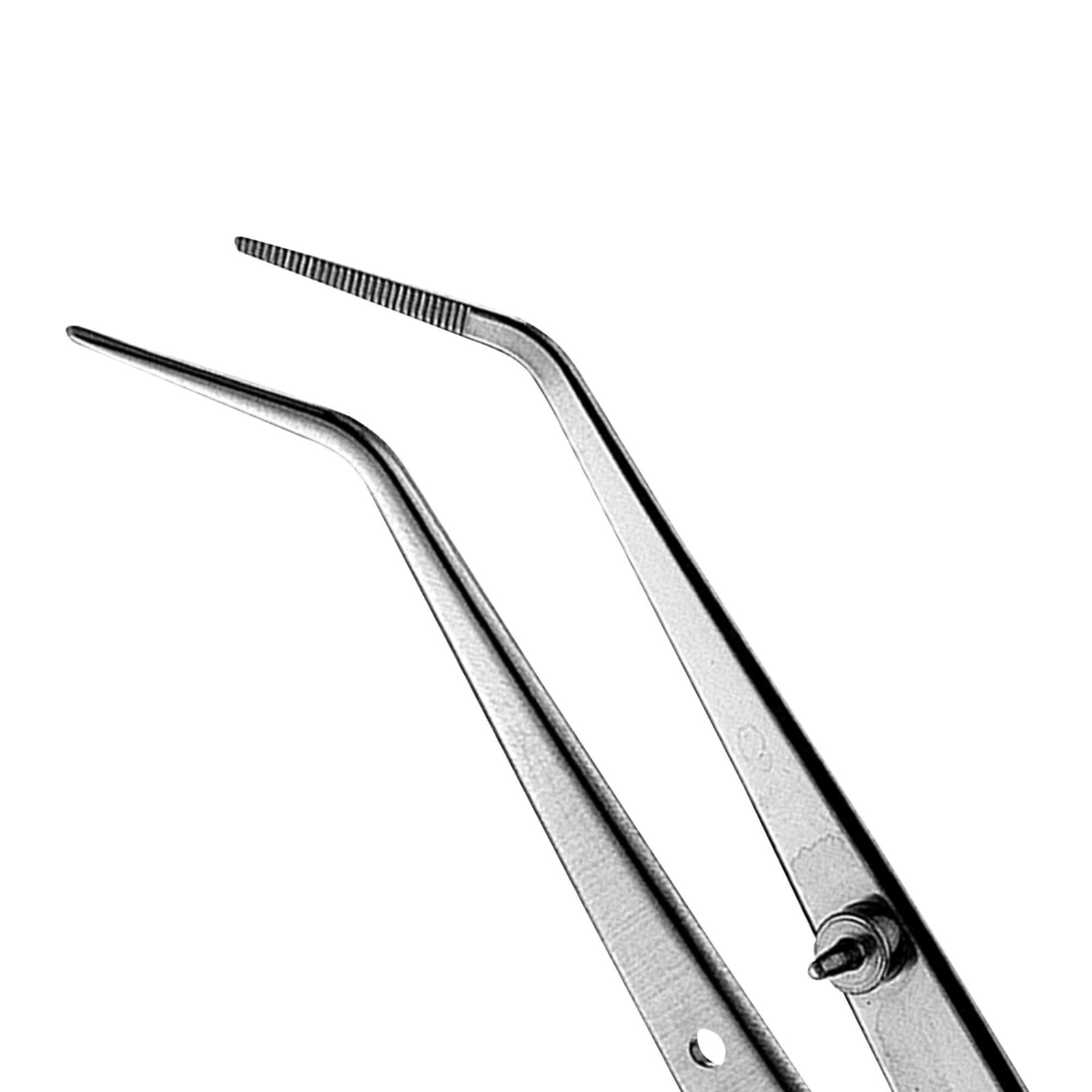 Hu-Friedy #17 Stainless Steel Cotton & Dressing Pliers with a serrated tip