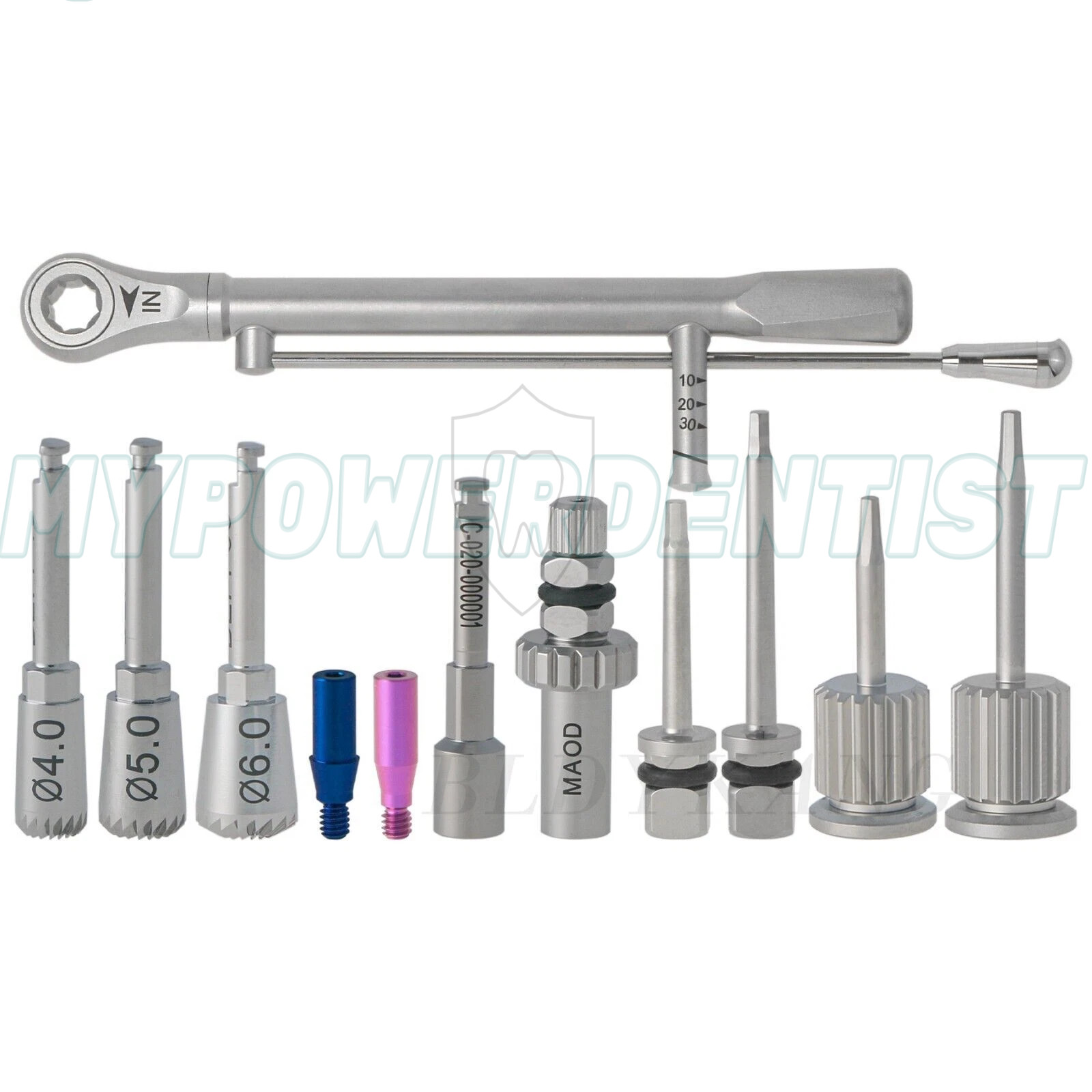Im-plant Prosthetic Kit Torque Driver Multi ABT Bone Profiler M6019 4.0/5.0/6.0