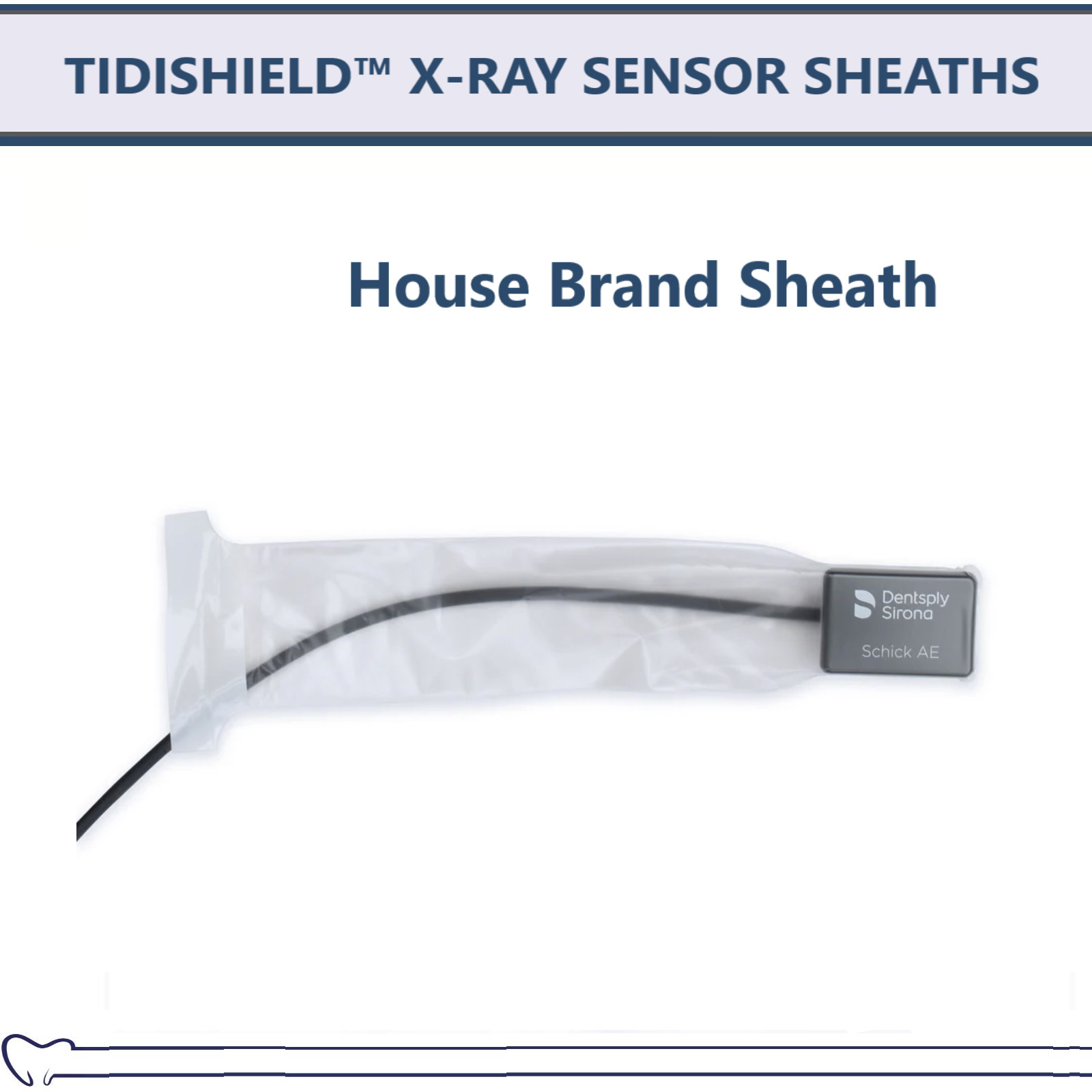 Dental X-Ray Sensor Sheaths Sensor Covers for Carestream Kodak 6100 Size 1 100Bx