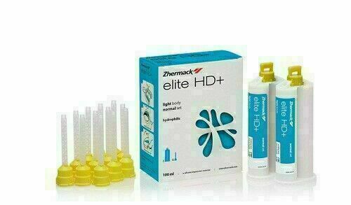 Zhermack Elite Hd+ Light Body Normal Set Cartridge 50ml Base + 50ml Catalyst
