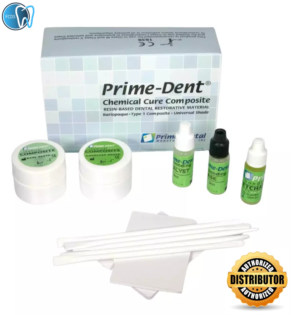 Dental Self Cure Composite Cracked Tooth Kit Repair 5g/5g With Bond
