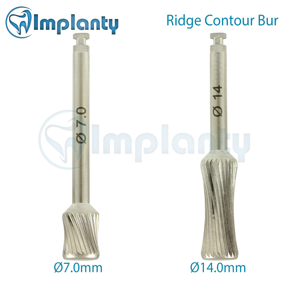 Dental Ridge Contouring Burs Hourglass Shape Easy Smooth Safe Cutting Dentistry