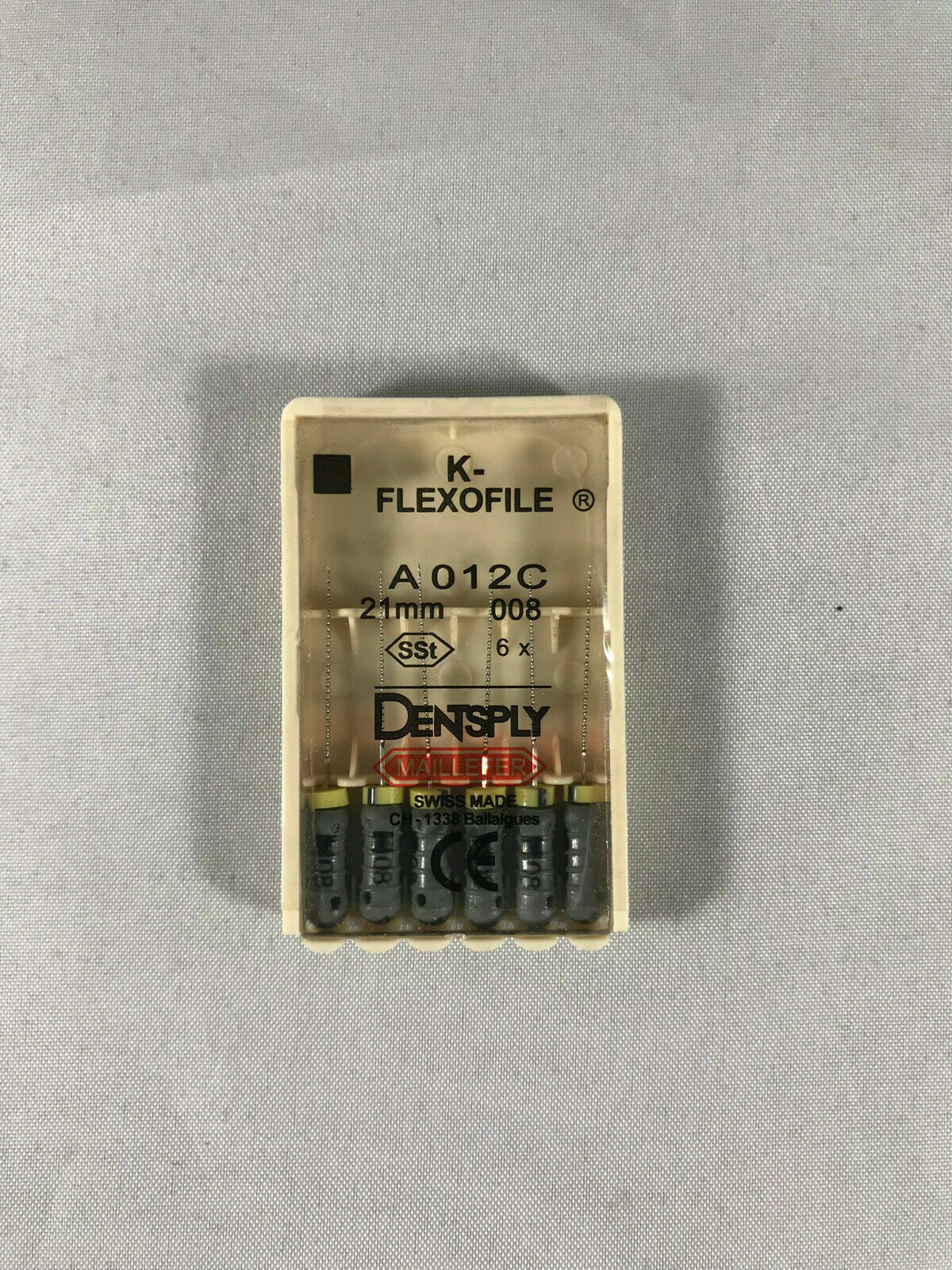 Dentsply Maillefer K-Flexo SS file Endodontic 21mm All sizes 30 files/pk