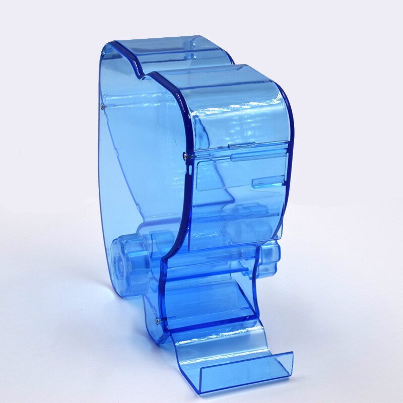 Dental Plastic Blue High Quality Cotton Roll Press Type Dispenser Equipment Case