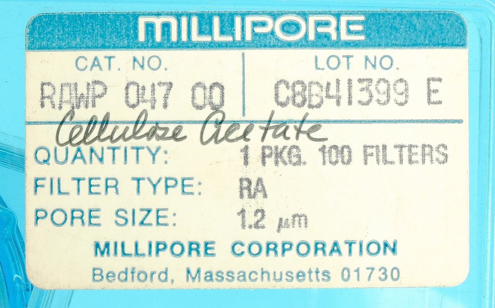 Millipore 1.2 Micrometer Cellulose Filters Vintage Scientific Equipment