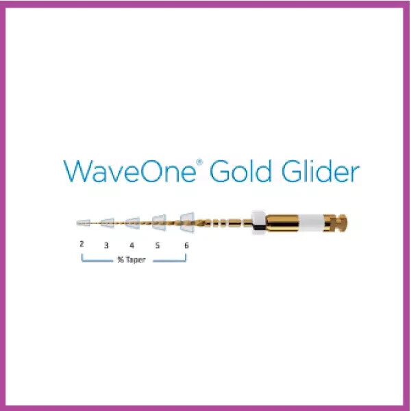 Waveone Gold Glider 25mm RECIPROCATING Glide Path File Dentsply-15 files (5 pks)