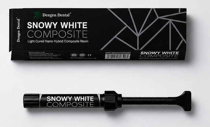 Snowy White LC Nano Hybrid Composite 4g for Anterior Restorations (Bleach Shade)