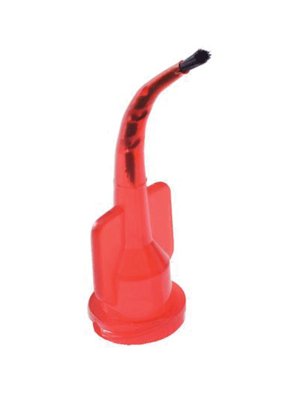 Vista Dental Spira-Flo™ Brush Tips Red for Viscous Material Delivery 25-200