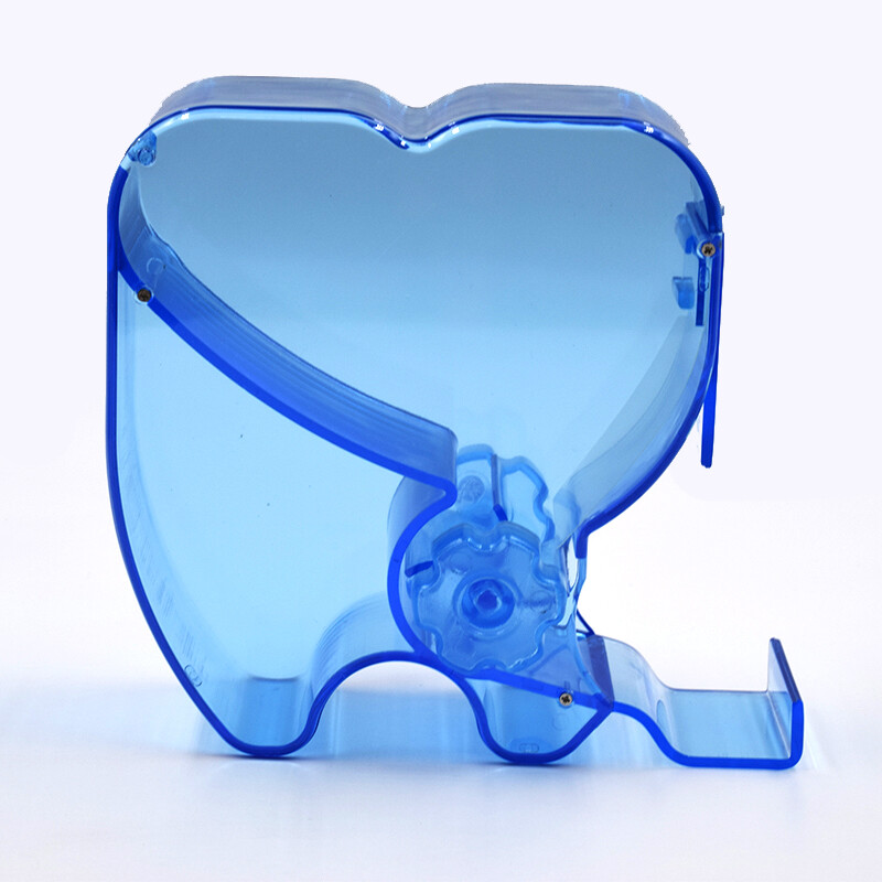 Dental Plastic Blue High Quality Cotton Roll Press Type Dispenser Equipment Case