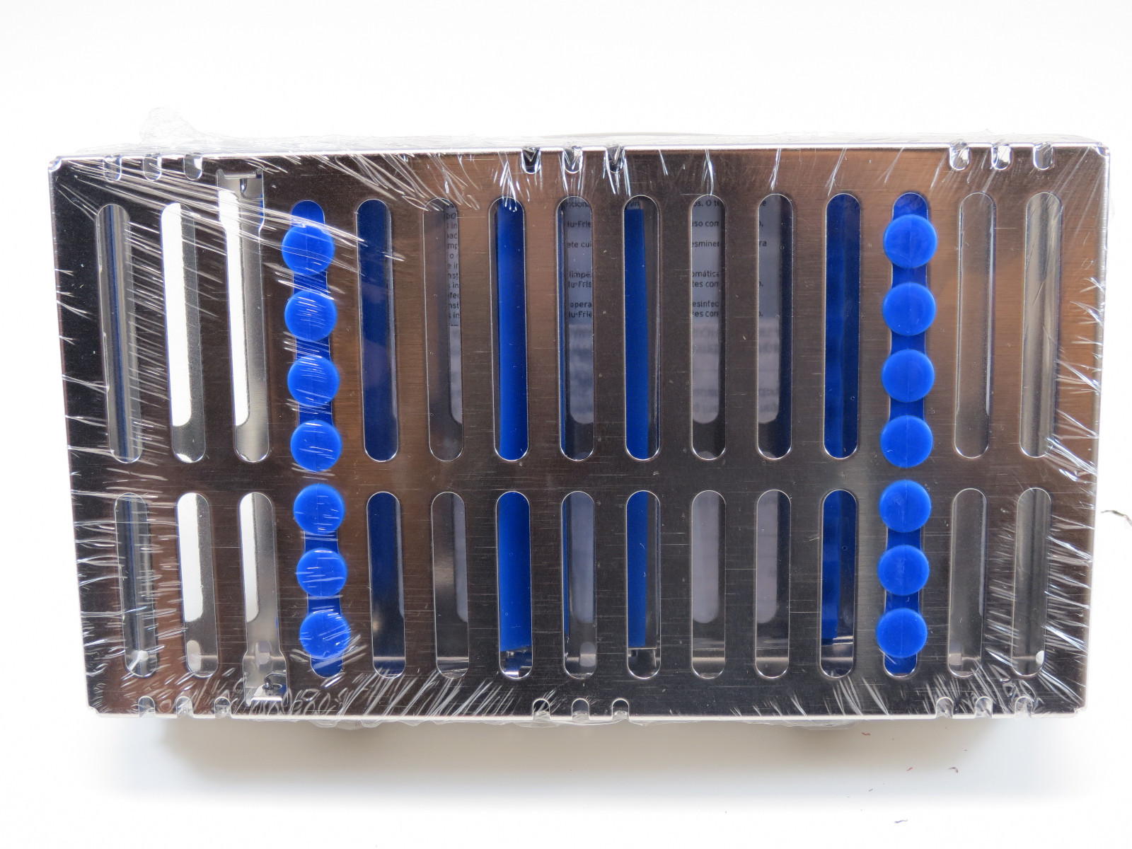 HU FRIEDY Double Decker Cassette Holds 14 Instruments Blue 8″x4.5″x1.5″ IM9148