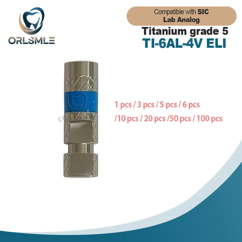 1/3/5/10/20/50/100pcs Dental Ti Lab Analog replica compatible with SIC BU D3.3