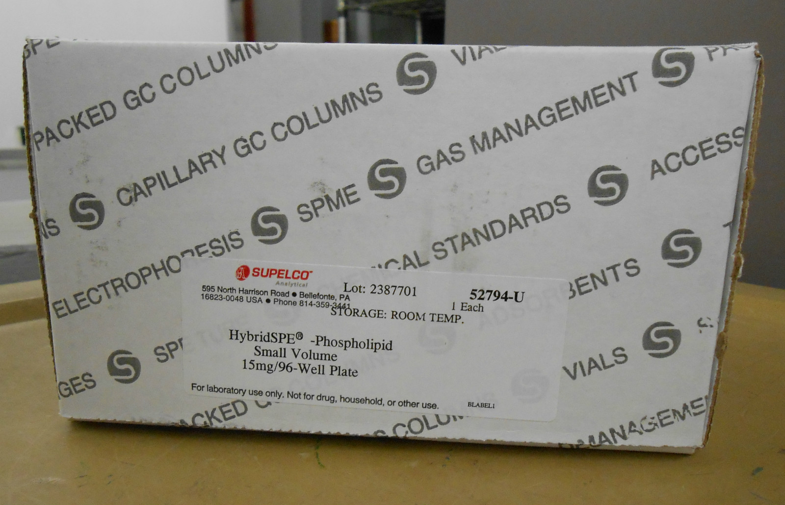 SUPELCO 52794-U HybridSPE Phospholipid Small Volume 15mg 96-Well Plate 1/pk
