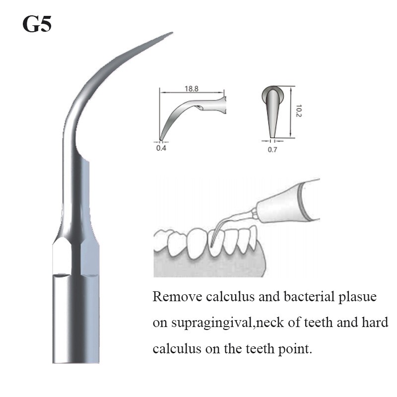 Dental Ultrasonic Scaler Tips Scaling Endo Perio Tips Fit EMS Woodpecker Handle