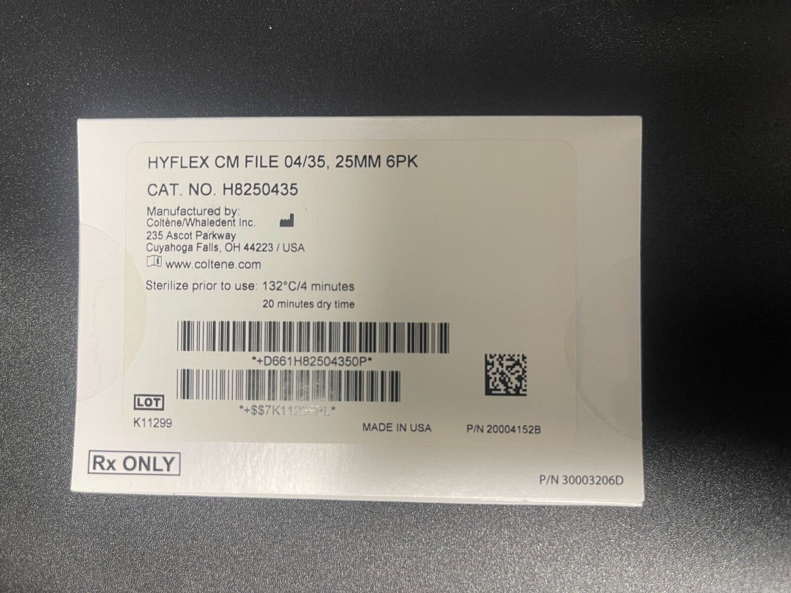 COLTENE HYFLEX CM FILES 04/35 25mm 6pk